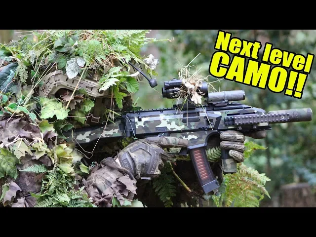 next level camouflage - ghillie suit stealth stalking - 360° airsoft gameplay